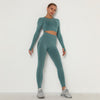 Workout Set "Sala", 2-teilig - High Waist Leggings & Crop Top - GYMAHOLICS