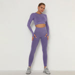 Workout Set "Sala", 2-teilig - High Waist Leggings & Crop Top - GYMAHOLICS