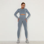 Workout Set "Sala", 2-teilig - High Waist Leggings & Crop Top - GYMAHOLICS