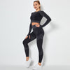 Workout Set "Nath", 2-teilig - Leggings & Crop Top - GYMAHOLICS