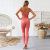 Fitness Set "Boho", 2-teilig - Sport BH & Leggings - GYMAHOLICS