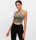 Fitness Crop Top mit wattierten Cups - verschiedene Farben - GYMAHOLICS