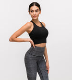 Fitness Crop Top mit wattierten Cups - verschiedene Farben - GYMAHOLICS