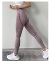 Nahtlose High-Waist Sport Leggings "Coral" - GYMAHOLICS