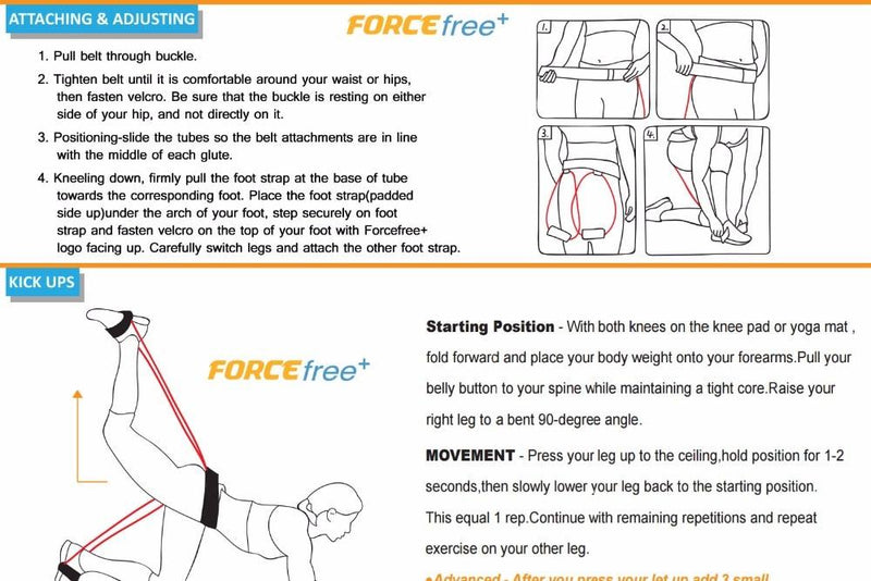 Forcefree+ Resistance Bänder - GYMAHOLICS