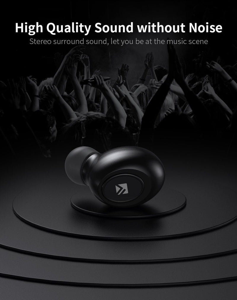 Mini Bluetooth Kopfhörer von Floveme - kabellos und wasserfest - GYMAHOLICS