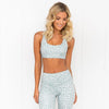 Fitness Set "Nery", 2-teilig - mit stylischem Polka Dot Print - GYMAHOLICS