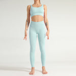 Fitness Yoga Set "Nisa", 2-teilig - stylische Farben - GYMAHOLICS