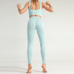 Fitness Yoga Set "Nisa", 2-teilig - stylische Farben - GYMAHOLICS