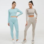 Fitness Set "Veda", 2-teilig - aktuelle Trendfarben - GYMAHOLICS