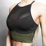 Fitness Set "Radi", 2-teilig - Leggings & Mesh-Top - GYMAHOLICS