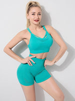 Fitness Set "Tocco", 2-teilig - Shorts & Sport BH - GYMAHOLICS