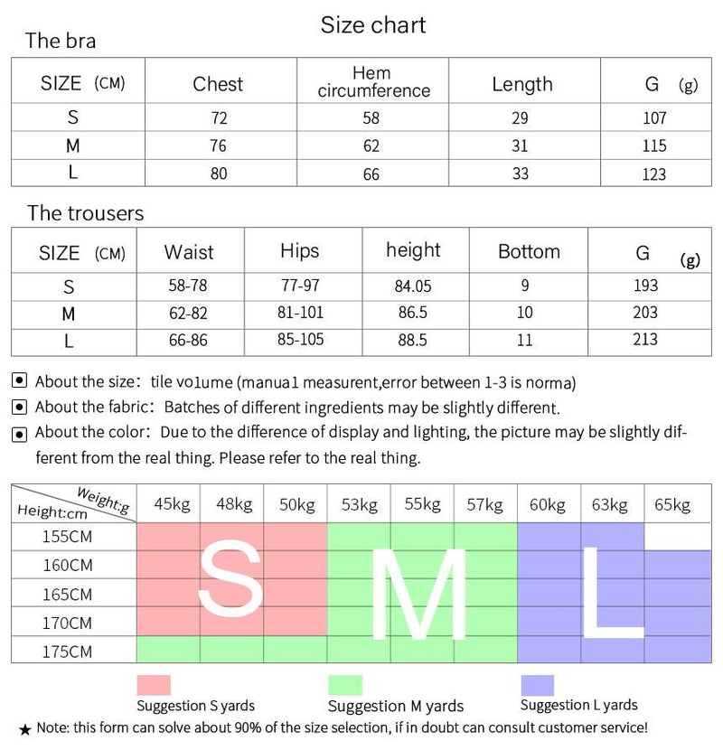 Fitness Set "Raj", 2-teilig - in verschiedenen Farben - GYMAHOLICS