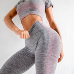 Fitness Set "Aser", 2-teilig - Top & Leggings - GYMAHOLICS