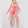 Fitness Set "Nuri", 2-teilig - Crop Top & High Waist Leggings - GYMAHOLICS