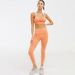 Fitness Set "Palu", 2-teilig - Leggings & Sport BH - GYMAHOLICS