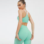 Fitness Set "Palu", 2-teilig - Leggings & Sport BH - GYMAHOLICS