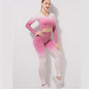 Fitness Set "Nuri", 2-teilig - Crop Top & High Waist Leggings - GYMAHOLICS