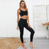 Fitness Set "Tanya", 2-teilig - High Waist Leggings & Sport BH - GYMAHOLICS