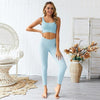 Fitness Set "Tanya", 2-teilig - High Waist Leggings & Sport BH - GYMAHOLICS