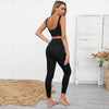 Fitness Set "Tanya", 2-teilig - High Waist Leggings & Sport BH - GYMAHOLICS