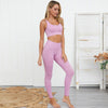 Fitness Set "Tanya", 2-teilig - High Waist Leggings & Sport BH - GYMAHOLICS