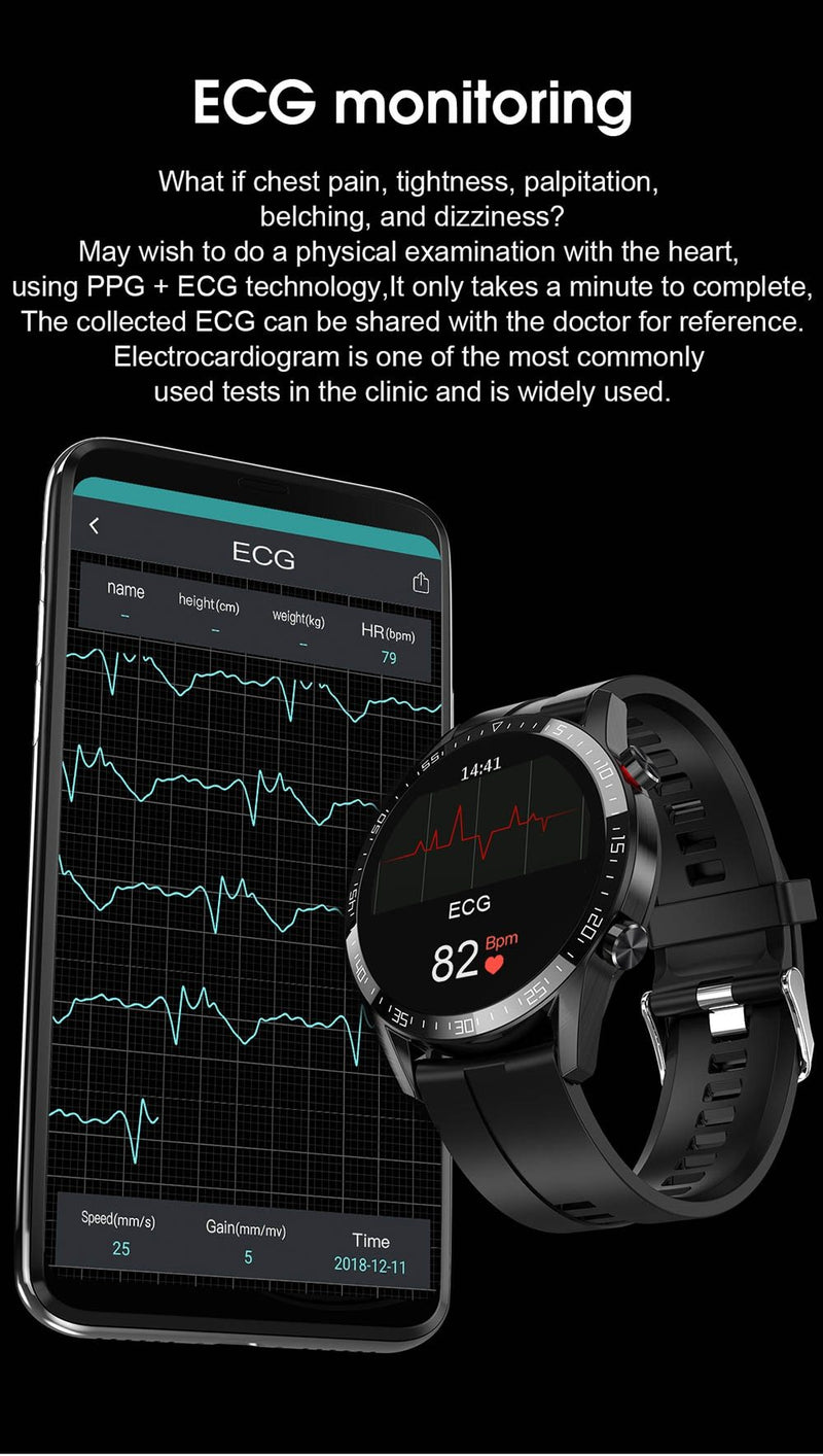 Fitness Smartwatch "Graw" - Full Touch Screen - GYMAHOLICS