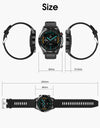 Fitness Smartwatch "Graw" - Full Touch Screen - GYMAHOLICS