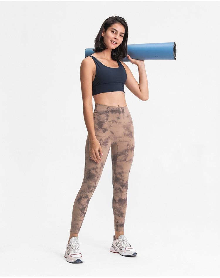 Fitness Leggings "Stika" - Batik-Muster - GYMAHOLICS