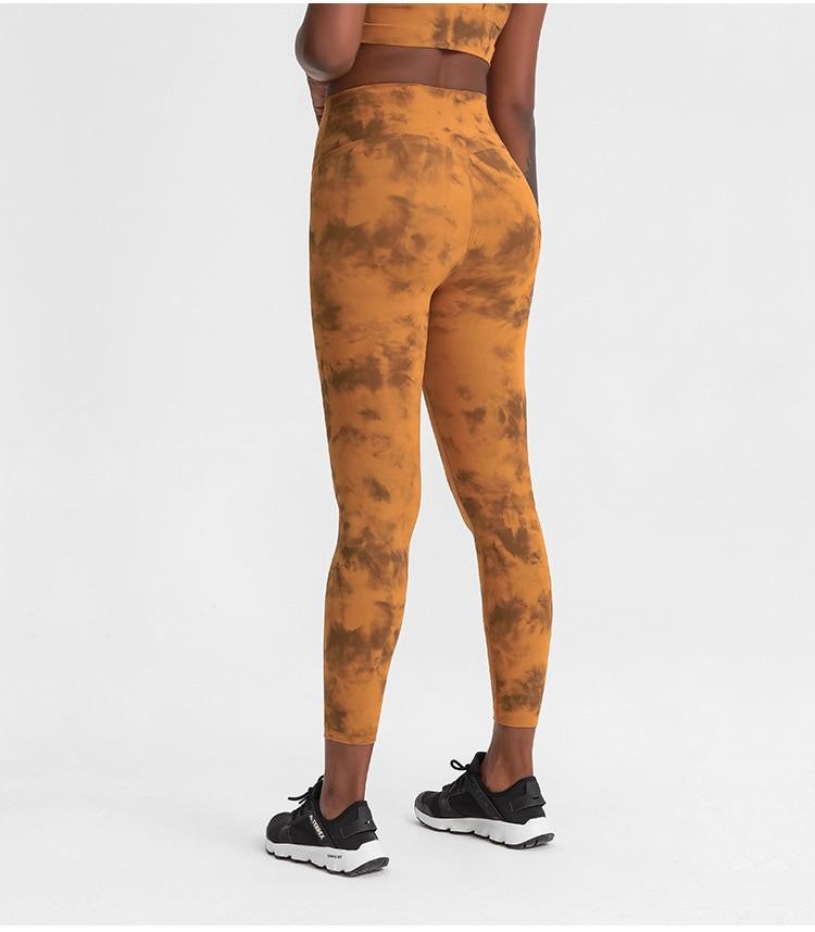 Fitness Leggings "Stika" - Batik-Muster - GYMAHOLICS