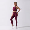 Fitness Set "Vas" - Crop Top & Leggings - GYMAHOLICS