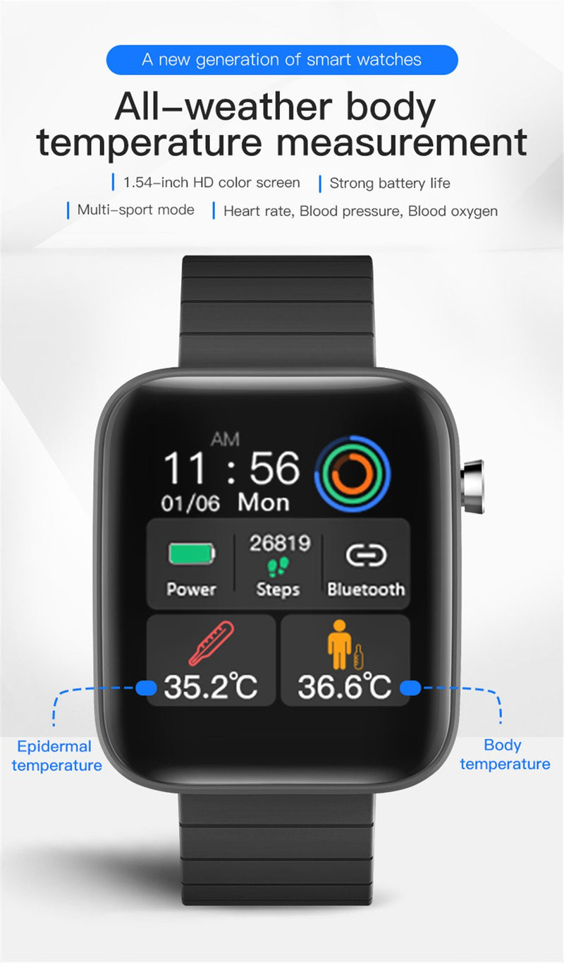 Fitness Smartwatch "Adan" - 1.54 Zoll Display - GYMAHOLICS