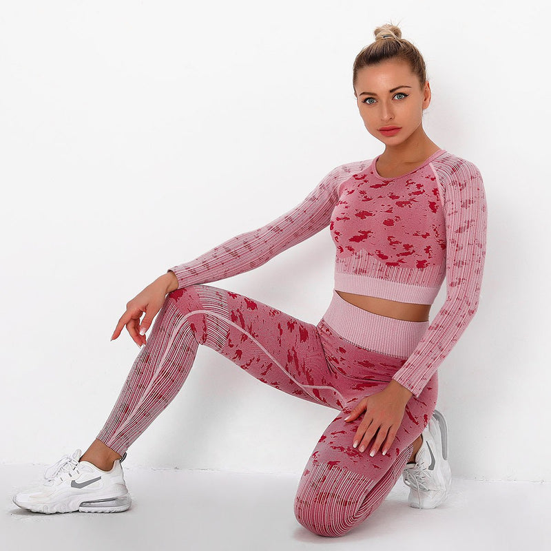 Fitness Set "Danza" - Crop Top & Leggings - GYMAHOLICS