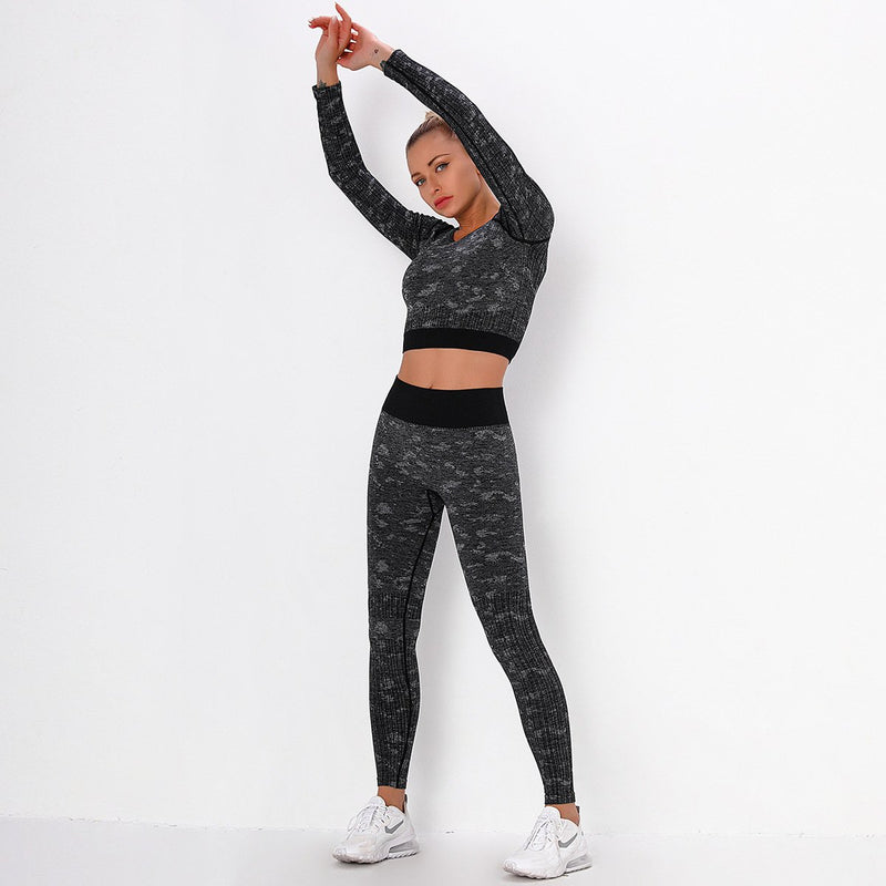 Fitness Set "Danza" - Crop Top & Leggings - GYMAHOLICS