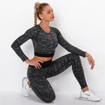 Fitness Set "Danza" - Crop Top & Leggings - GYMAHOLICS