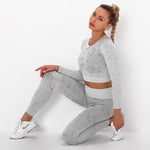 Fitness Set "Danza" - Crop Top & Leggings - GYMAHOLICS