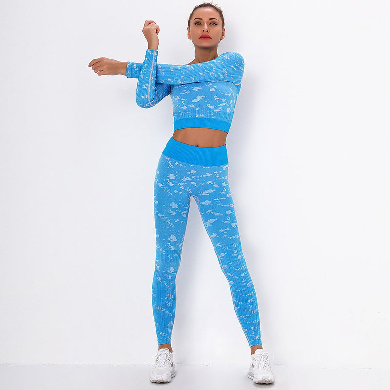 Fitness Set "Danza" - Crop Top & Leggings - GYMAHOLICS