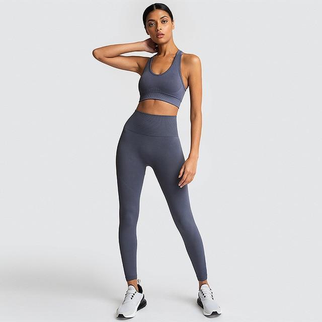 Gray Yoga Set