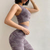 Fitness Set "Zack", 2-teilig - Camouflage - Leggings und Sport BH - GYMAHOLICS