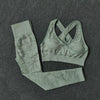 Fitness Set "Zack", 2-teilig - Camouflage - Leggings und Sport BH - GYMAHOLICS